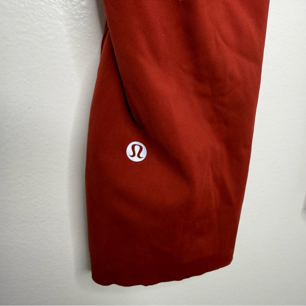 LULULEMON Dark Sport Red Fast & Free Crop II *Nulux 19” - Picture 6 of 9